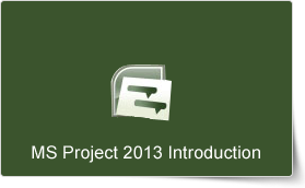 Microsoft Project 2013 Introduction