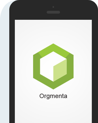 Orgmenta app in device Orgmenta app in device