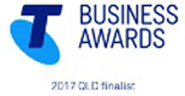 Telstra Business Awards 2017 badge